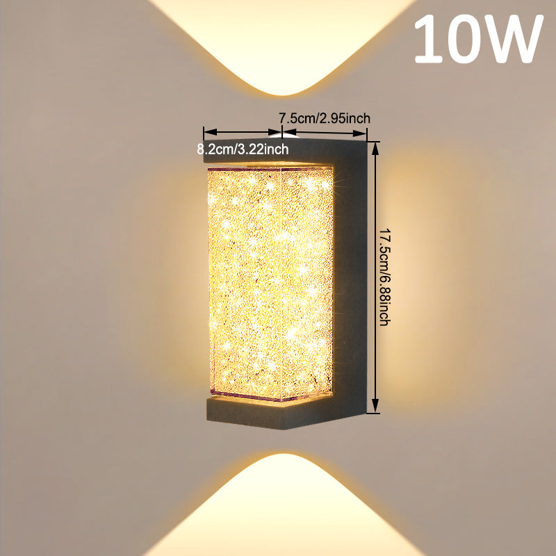 Indoor Crystal Wall Lamp Flashlight Modern Minimalist