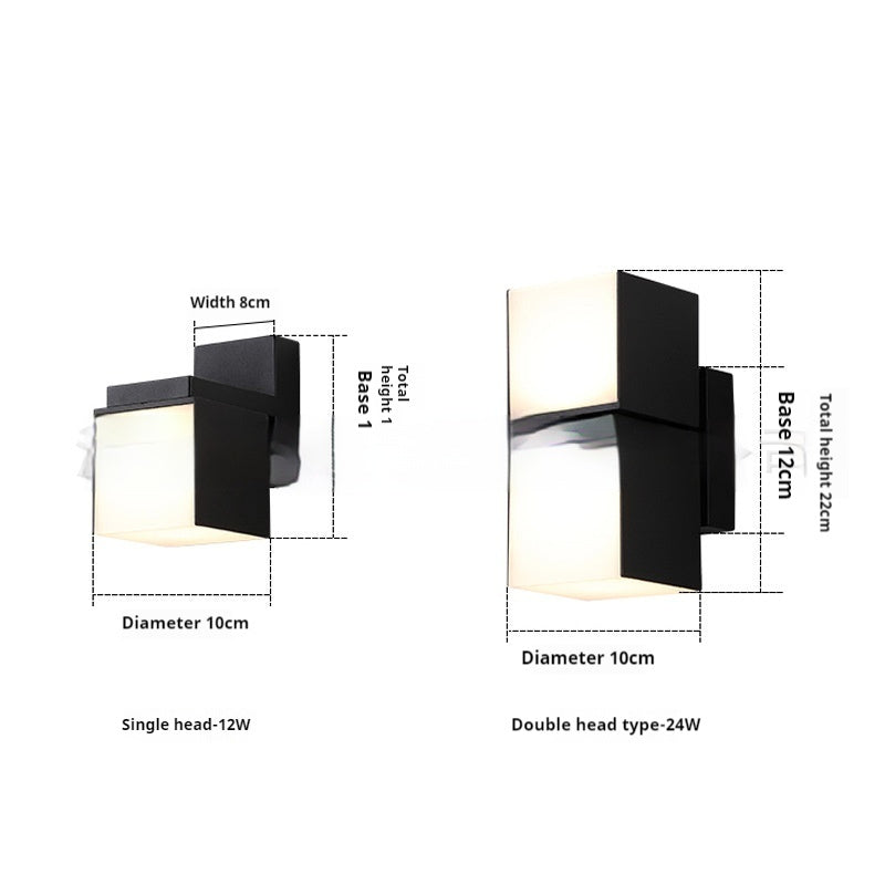 Outdoor Waterproof Balcony Wall Lamp Villa Street Lamp