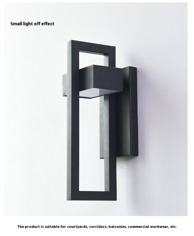 LED Outdoor Modern Rainproof Balcony Simple Villa Outdoor Waterproof Wall Lamp