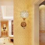 Modern Minimalist Creative Warm Bedroom Wrought Iron Elbow Wall Lamp