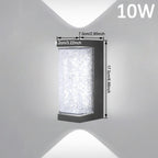 Indoor Crystal Wall Lamp Flashlight Modern Minimalist