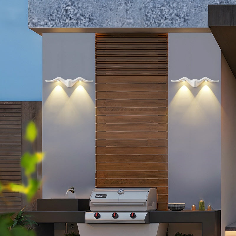 Simple LED Wall Lamp Doorplate Lamp Outdoor Waterproof