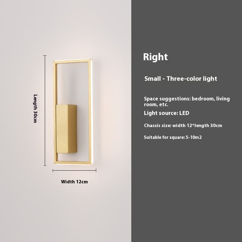 LED Nordic Modern Minimalist Wall Lamp Bedroom