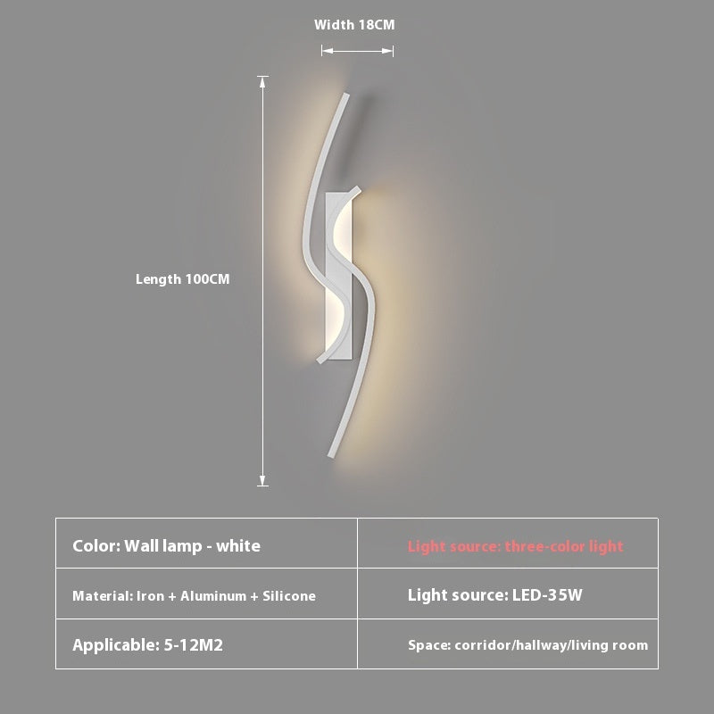 Bedroom Bedside Lamp Living Room Television Background Wall Lights