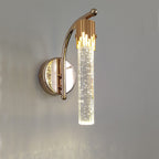 Simple Crystal Wall Lamp Living Room Wall Light Bulb