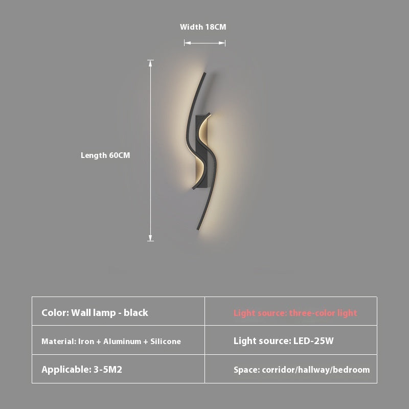 Bedroom Bedside Lamp Living Room Television Background Wall Lights