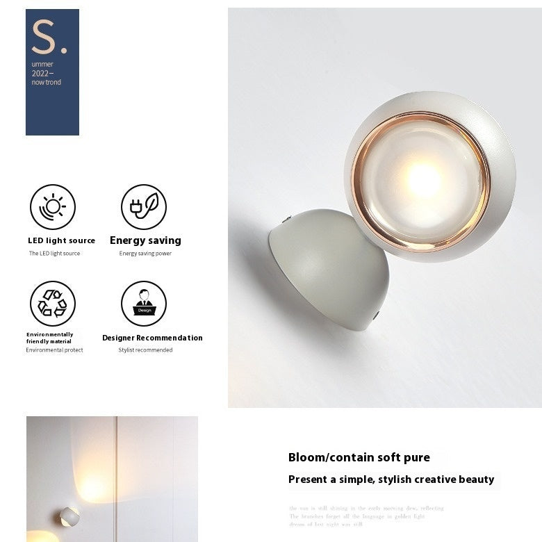 Up And Down Luminous Bedroom Bedside Wall Lamp Modern